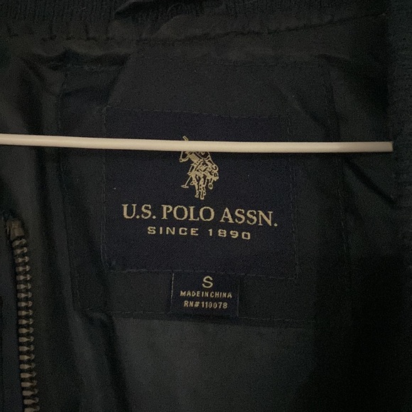 US Polo Association light puffer jacket dark blue - Picture 2 of 6
